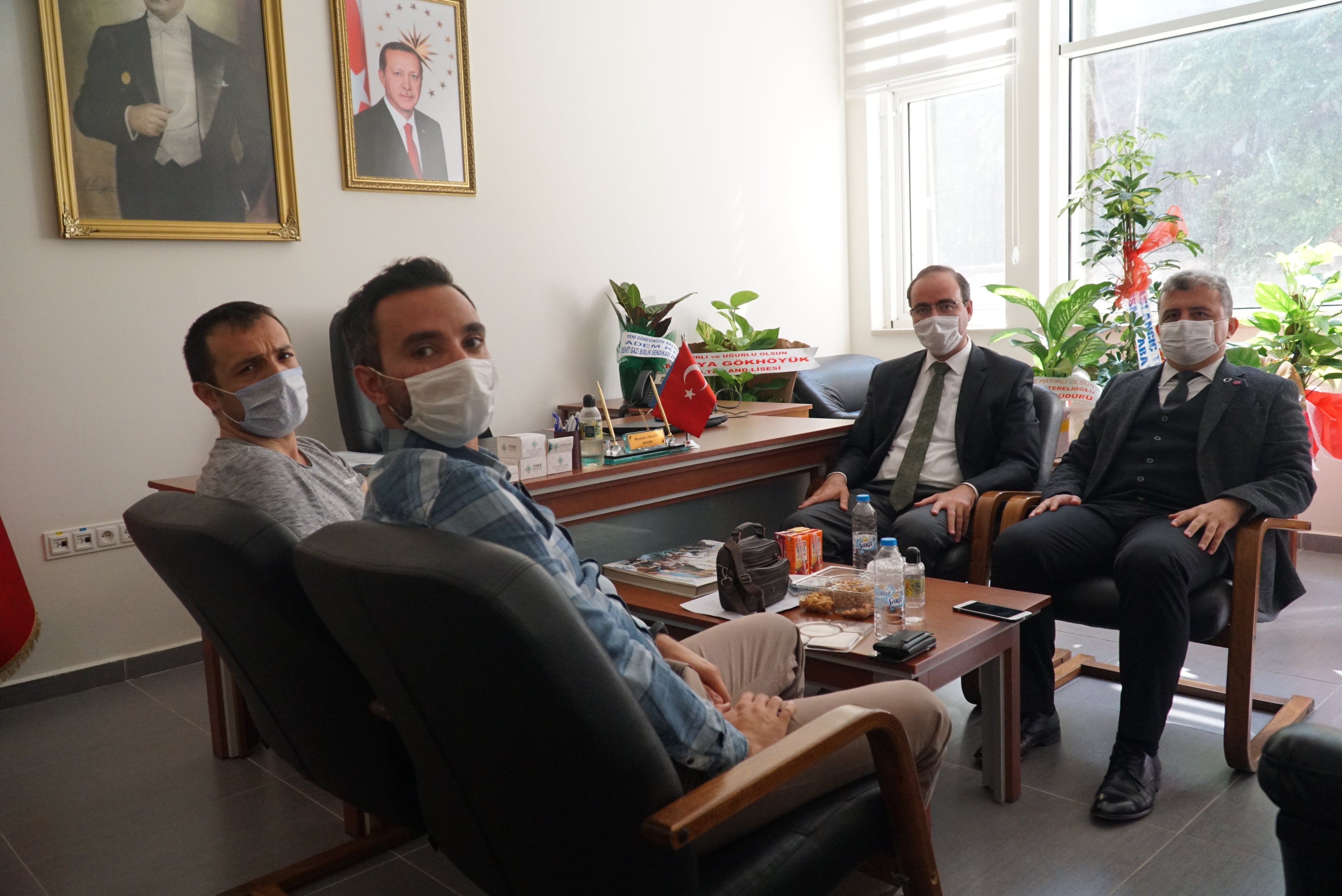 Amasya İl Kültür ve Turizm Müdürü, Birlik Müdürümüz Mustafa Örgüt 'ü Ziyaret Etti